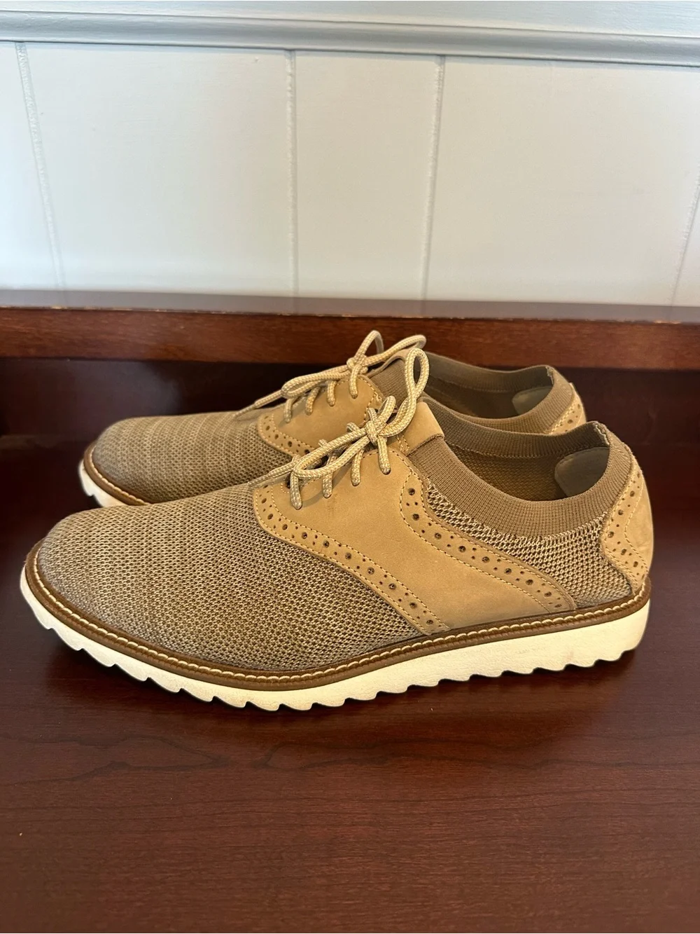 Johnson and Murphy Braxton Knit Saddle